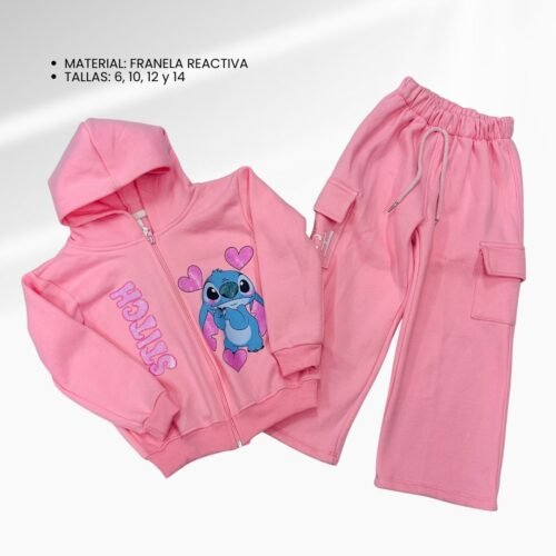 CONJUNTO PALAZO COLOR STICH