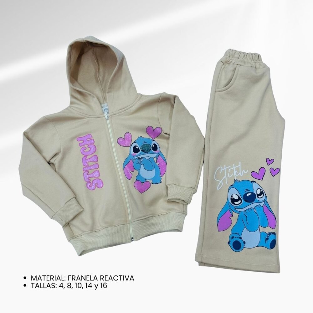 CONJUNTO PALAZO COLOR STICH