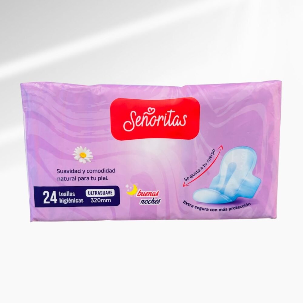 TOALLAS HIGIENICAS SEÑORITAS NOCHE X24 UND