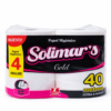 PAPEL NEGRO 40 METROS X4 ROLLOS SOLIMAR'S