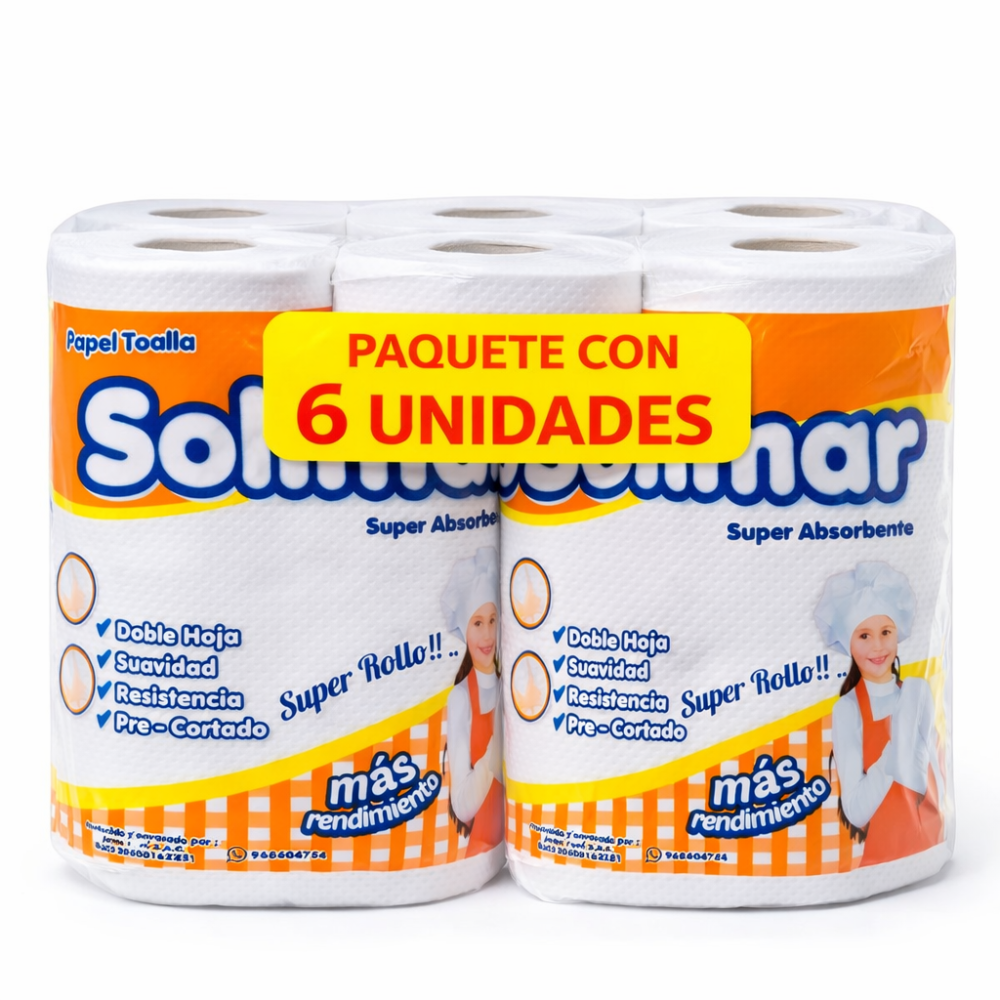 PAPEL TOALLA JUMBO XL SOLIMAR'S