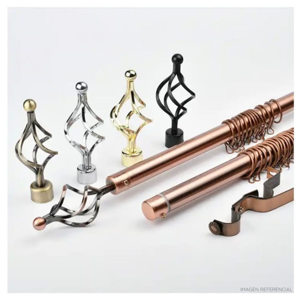 TUBO PARA CORTINA DORADO 3M