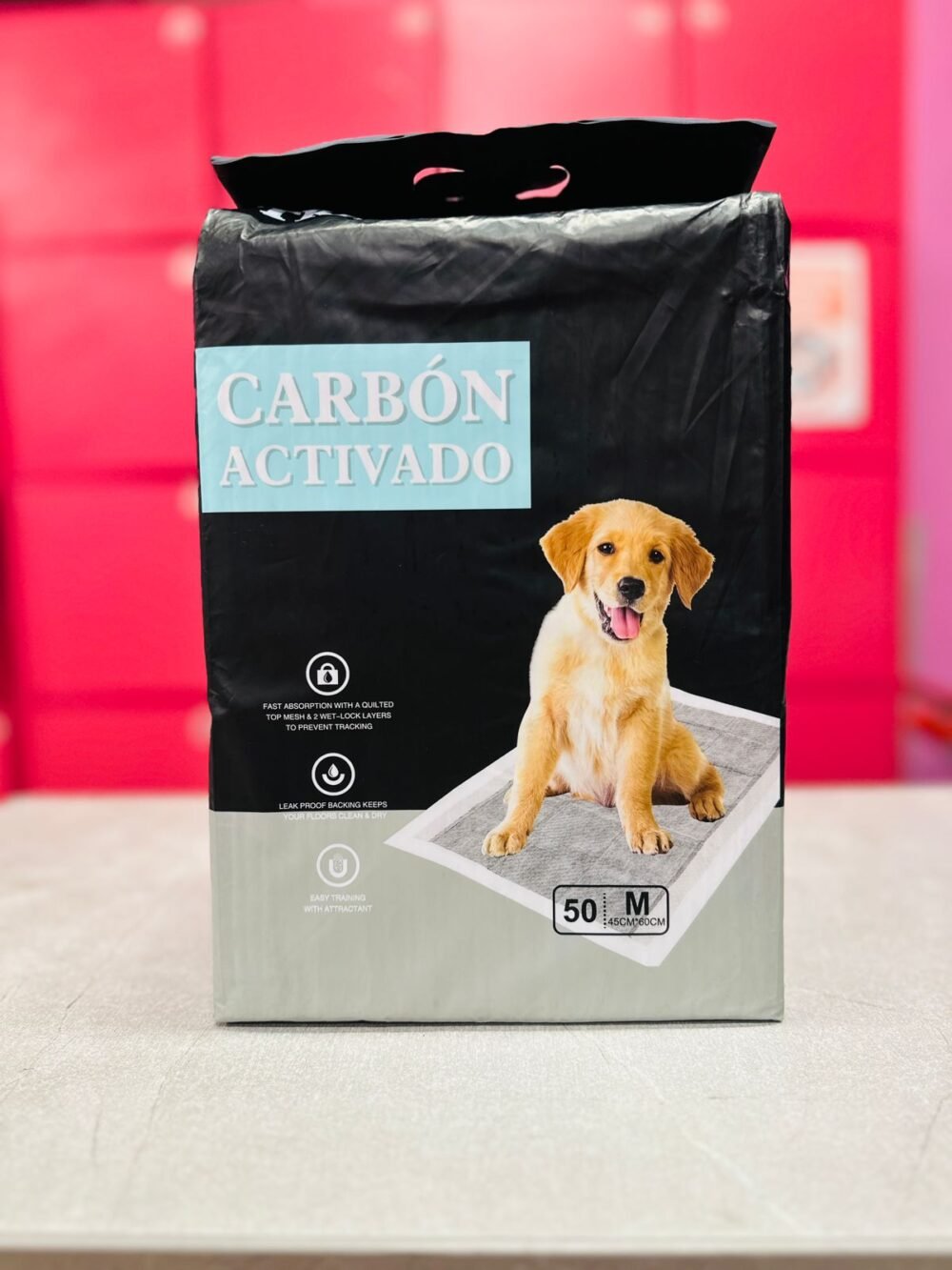 PAÑAL PARA MASCOTAS CARBON ACTIVADO TALLA M Y L