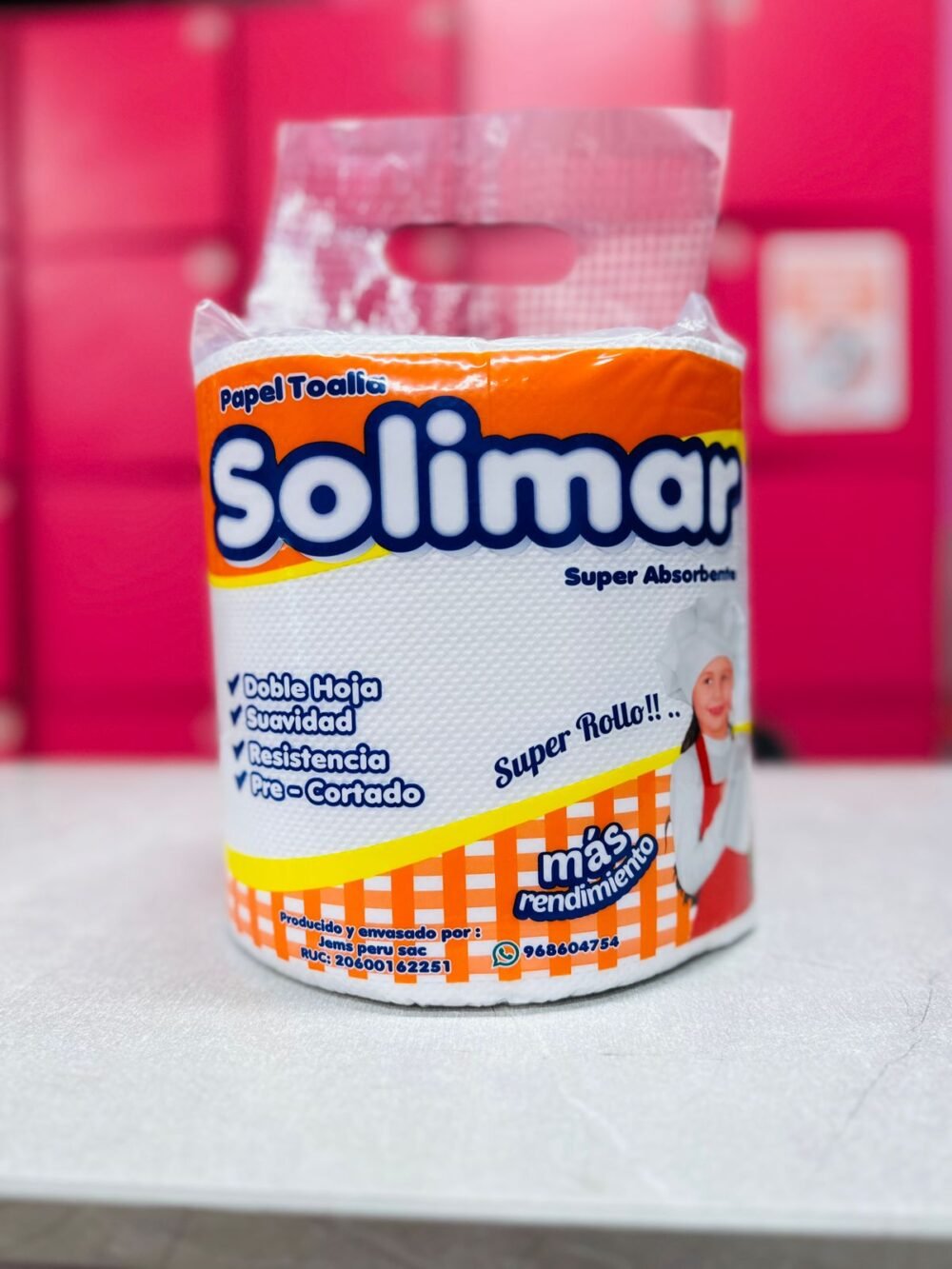 PAPEL TOALLA JUMBO XL SOLIMAR