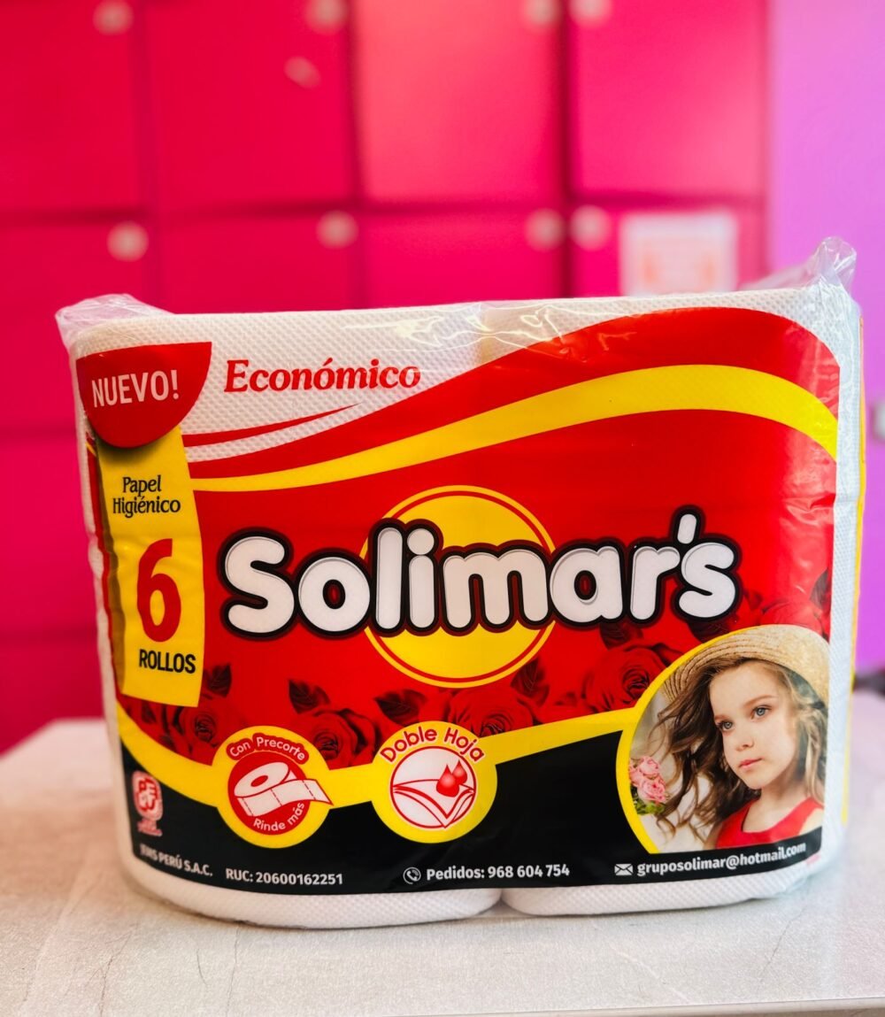 PAPEL SOLIMAR'S X6 ROLLOS LLANTON