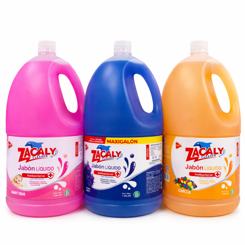 JABON LIQUIDO DE 4LT ZACALY
