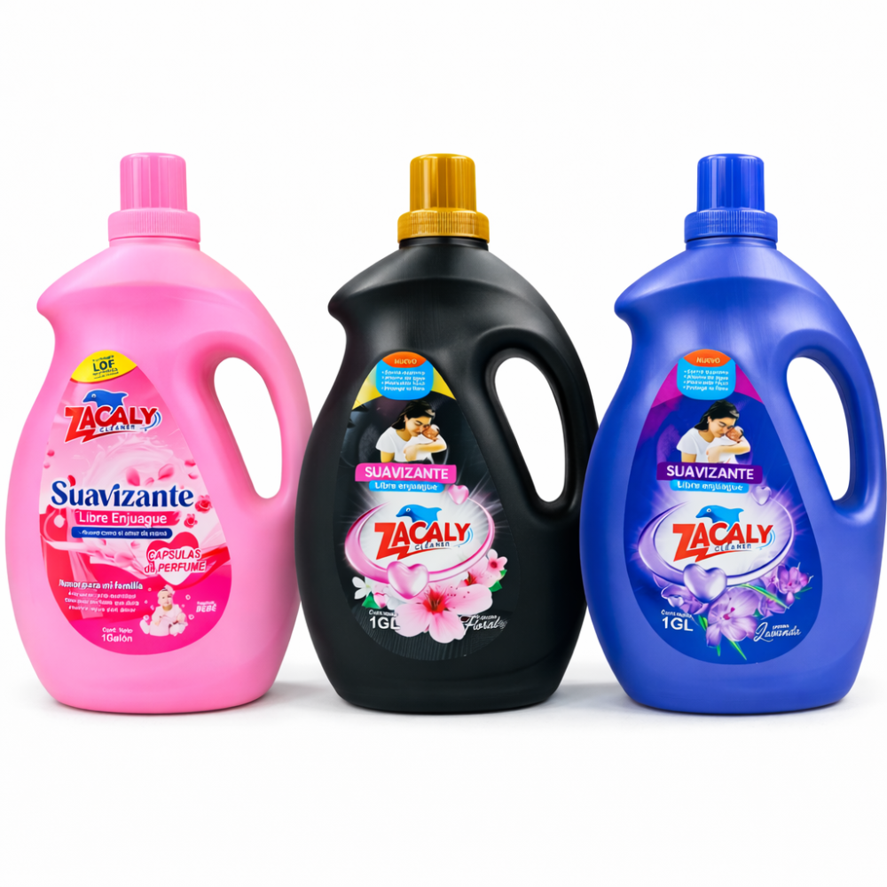 SUAVIZANTE LIQUIDO DE 4LT ZACALY