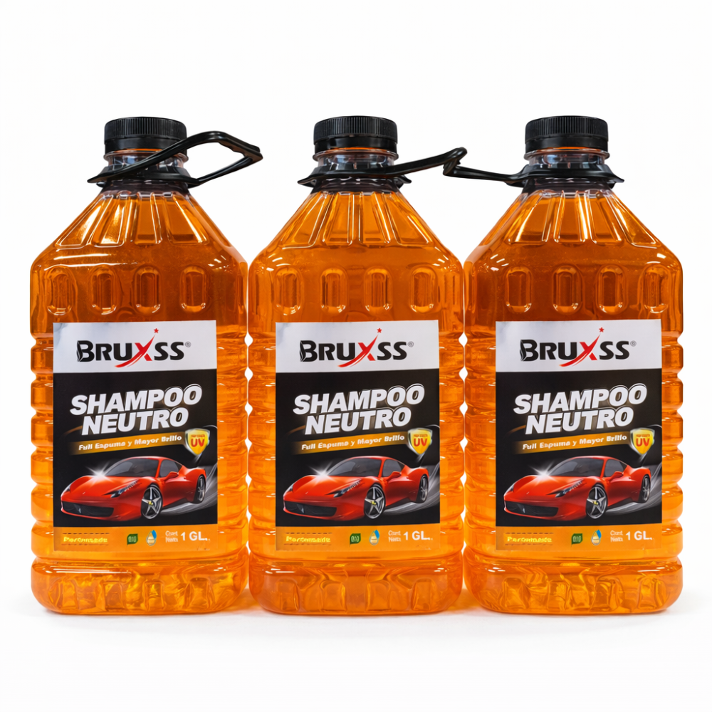 SHAMPOO DE AUTOMOVIL NEUTRO DE 3.5LT ZACALY (ANARANJADO)