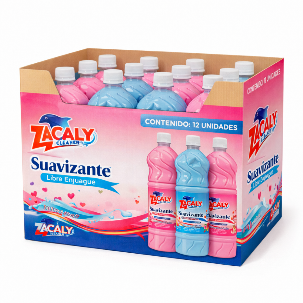 SUAVIZANTE DE 900ML ZACALY