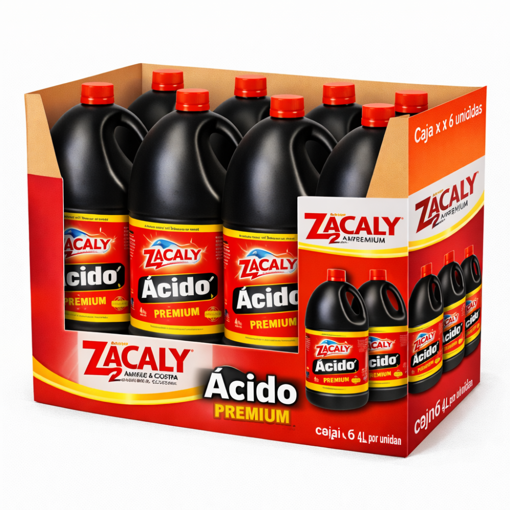 ACIDO 9.5% DE 4LT ZACALY