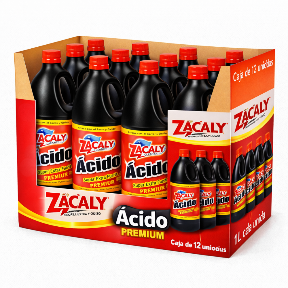 ACIDO 9.5% DE 1LT ZACALY