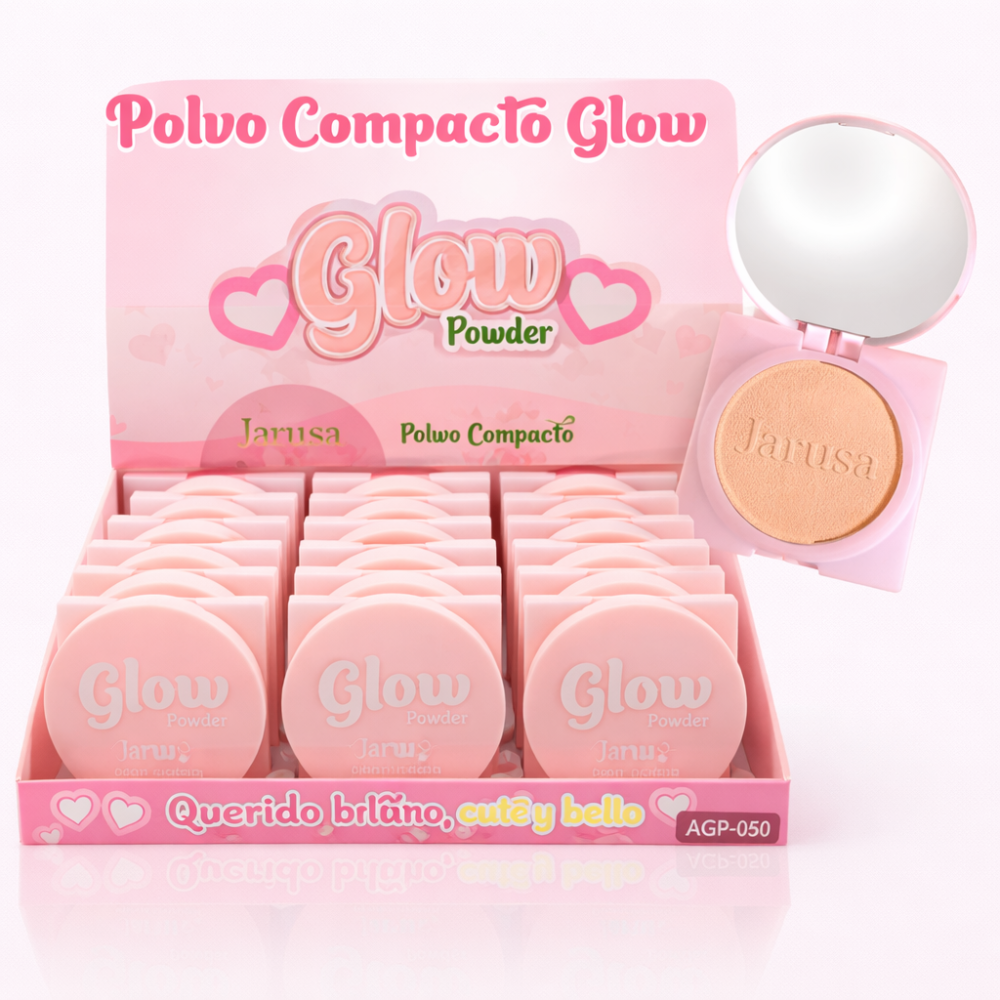 POLVO COMPACTO GLOW JARUSA