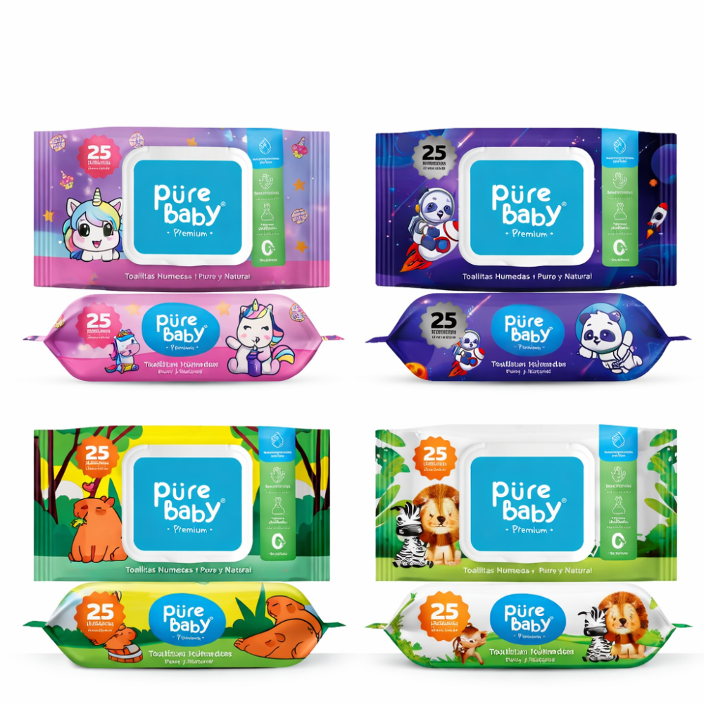 PURE BABY PAÑOS X25