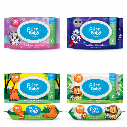 PURE BABY PAÑOS X100