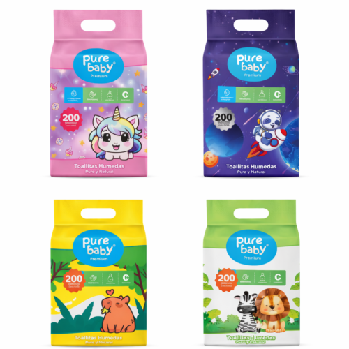 PURE BABY PAÑOS X200