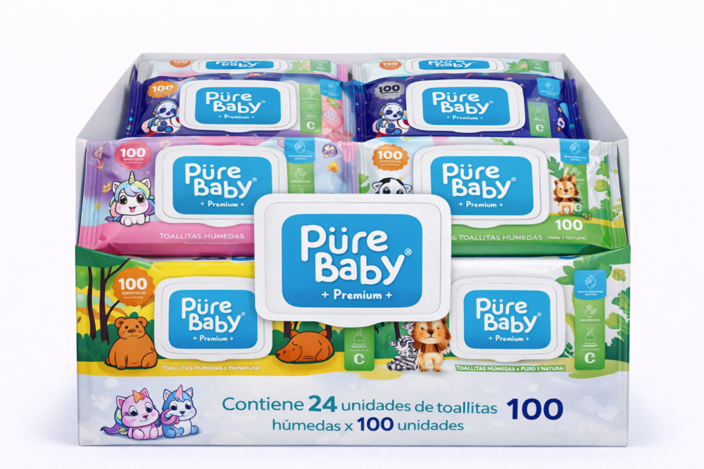 PURE BABY PAÑOS X100