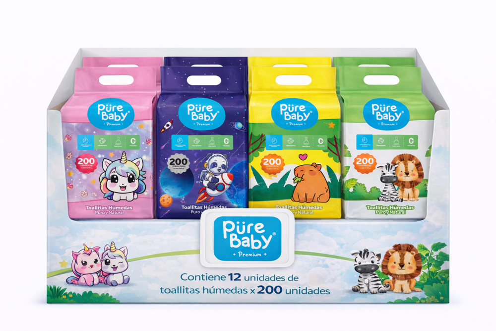 PURE BABY PAÑOS X200